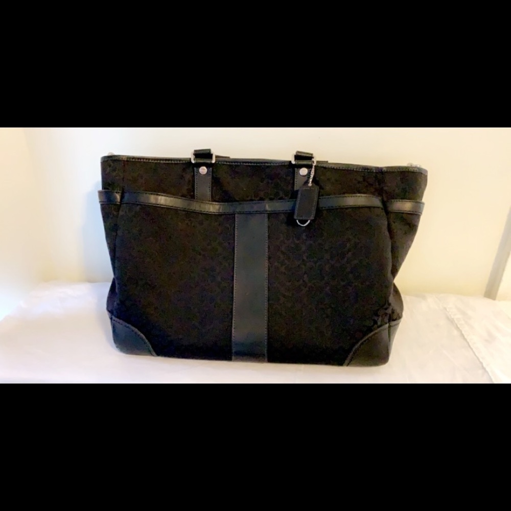 Coach Multifunctional Diaper/Laptop CrossBag